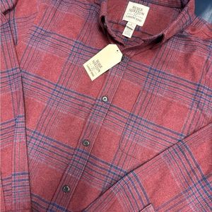 Land’s End Blake Shelton traditional flannel new with tags men’s lg